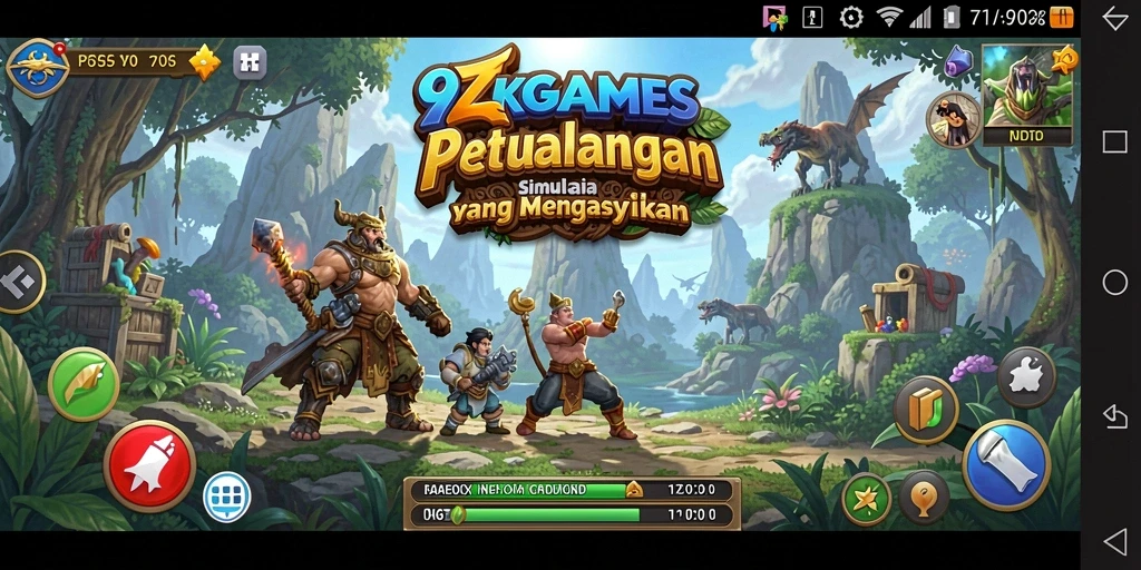Tampilan gameplay menarik di 9ZKGAMES dengan berbagai petualangan.