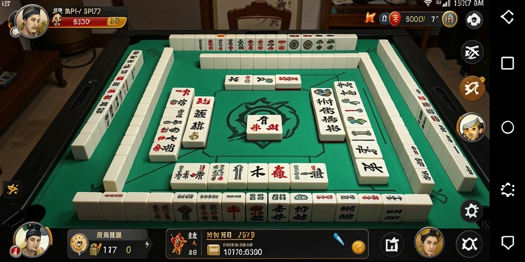 Tampilan screenshot API77 menampilkan gameplay Mahjong yang menarik dan interaktif.