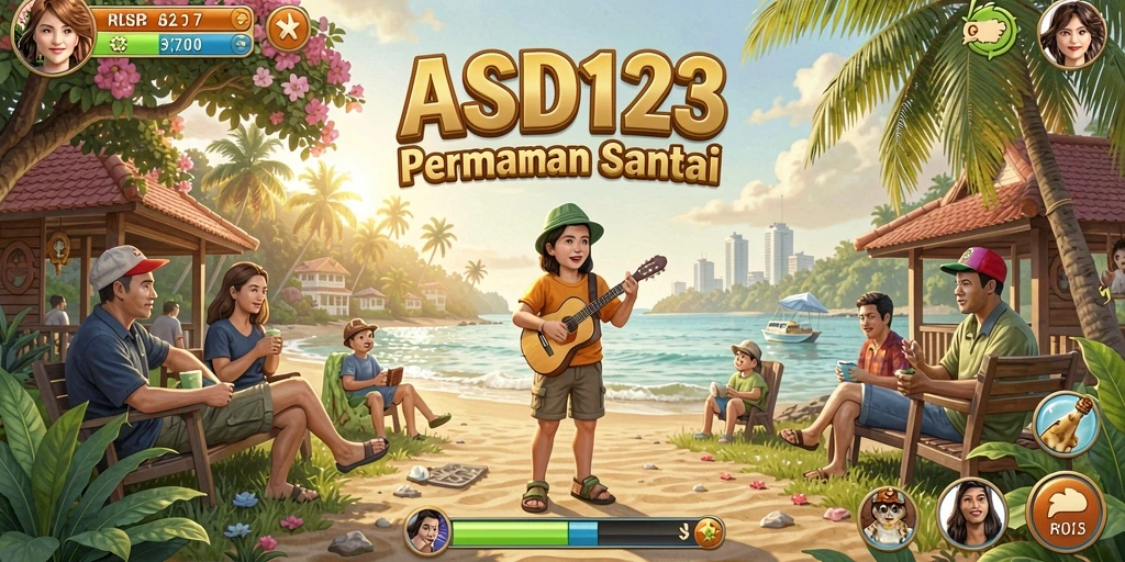 Tampilan permainan <strong>ASD123</strong> yang cerah dan menghibur.