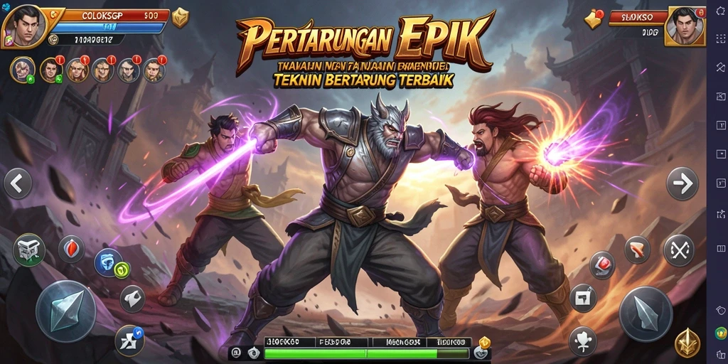 Tampilan screenshot COLOKSGP dengan aksi pertarungan mendebarkan.
