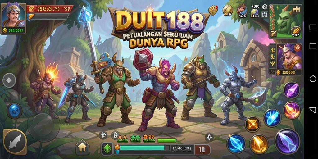 Tampilan gameplay menawan dari DUIT188 dalam petualangan RPG.