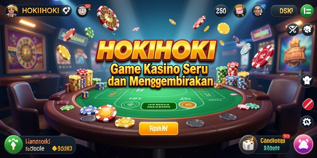 Tampilan gameplay HOKIHOKI yang menarik dan interaktif.