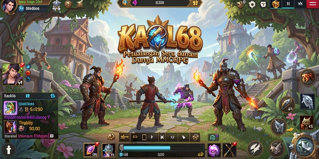 Tampilan menarik dari gameplay seru KAOL68 yang mengundang pemain.