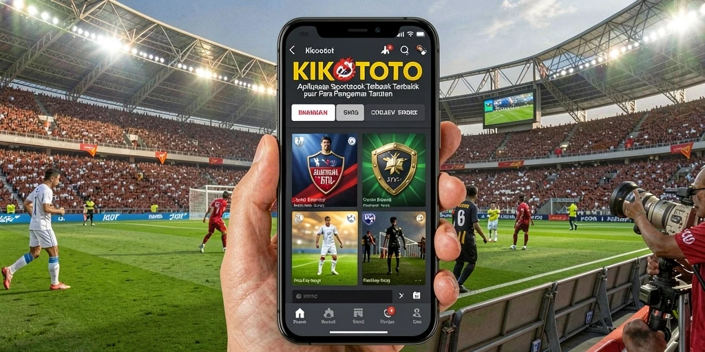 Tampilan utama KIKOTOTO dengan pilihan taruhan olahraga yang lengkap.