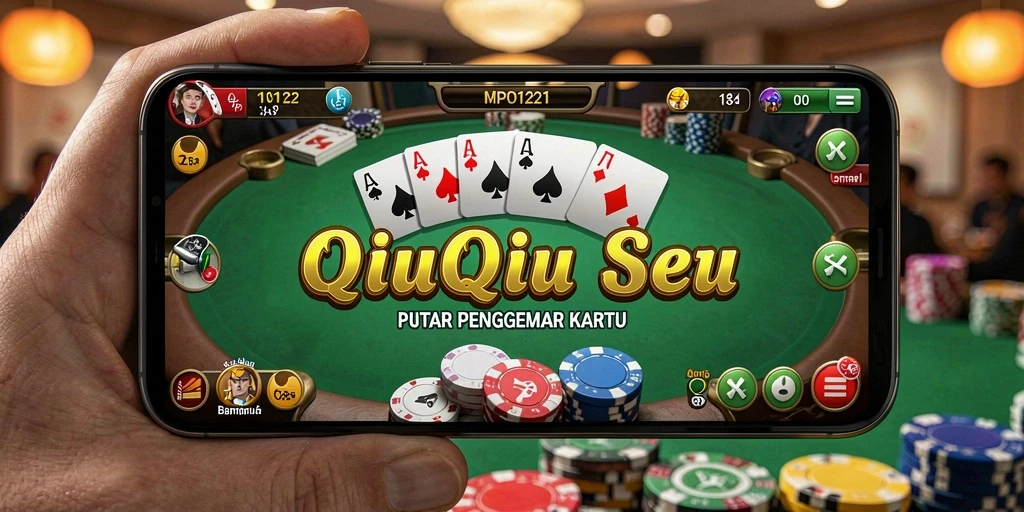 Tampilan gameplay seru dalam game QiuQiu MPO1221.