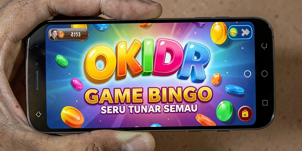 Screenshot OKIDR menampilkan gameplay Bingo yang seru dan interaktif.