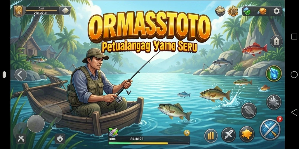Tangkapan ikan beragam dalam gameplay ORMASSTOTO.