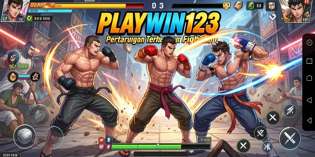Pengalaman pertarungan epik dalam PLAYWIN123 dengan karakter bertarung.