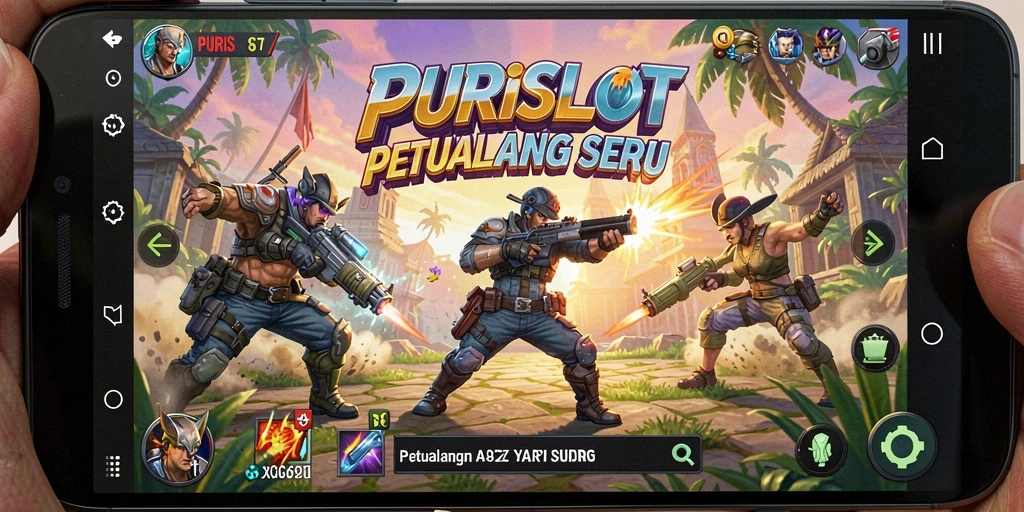 Tampilan menegangkan dalam gameplay PURISLOT yang penuh aksi.