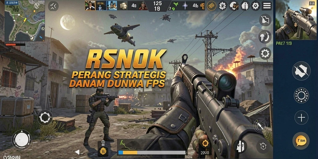 Gameplay RSNOK yang intens dan mendebarkan saat pertempuran berlangsung.