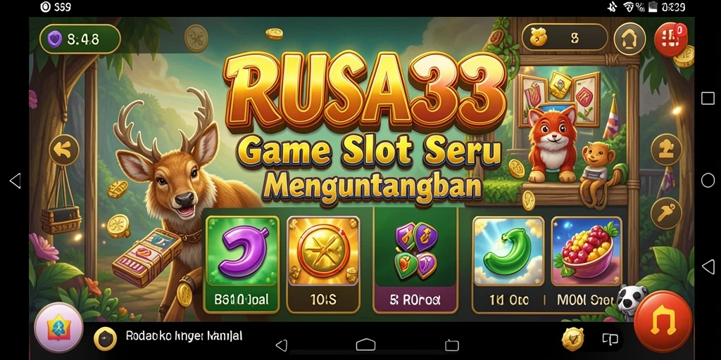 Screenshot RUSA33 menunjukkan aksi seru bermain slot dengan banyak fitur menarik.