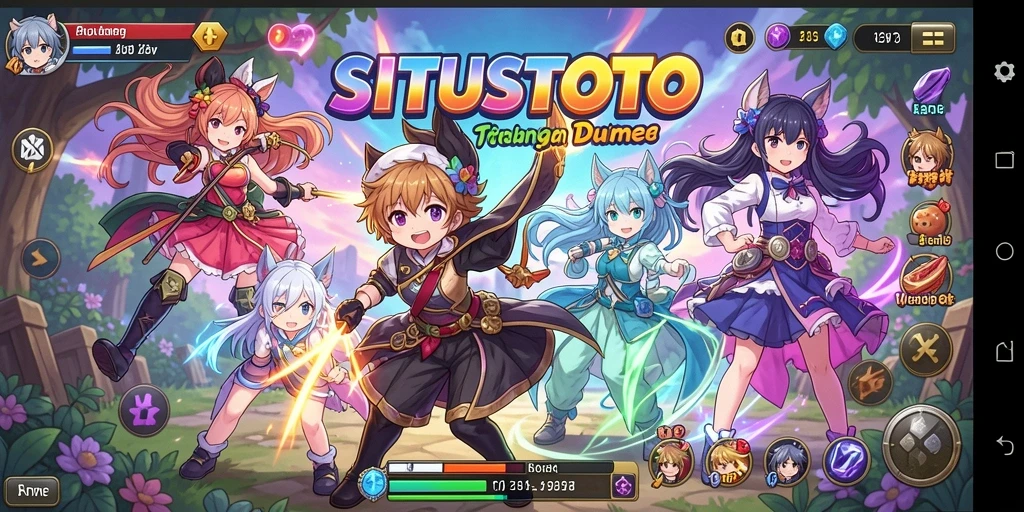 Screenshot menampilkan aksi dalam petualangan dunia Anime yang seru.