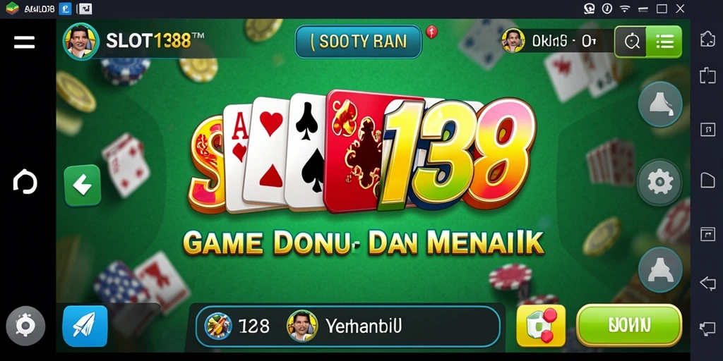 Tangkapan layar gameplay SLOT138 menampilkan suasana permainan Domino yang seru.