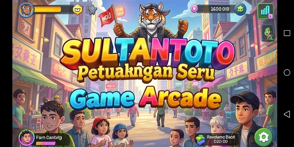 Tangkapan layar SULTANTOTO yang menunjukkan aksi seru dalam gameplay Arcade.