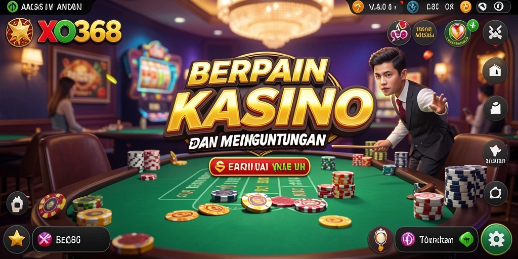 Menampilkan gameplay XO368 dengan dealer langsung dan slot menarik.